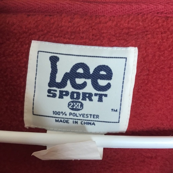 VTG Lee Sports Florida State Seminoles Fleece 1/4 Zip Pullover Sweatshirt - Picture 7 of 12